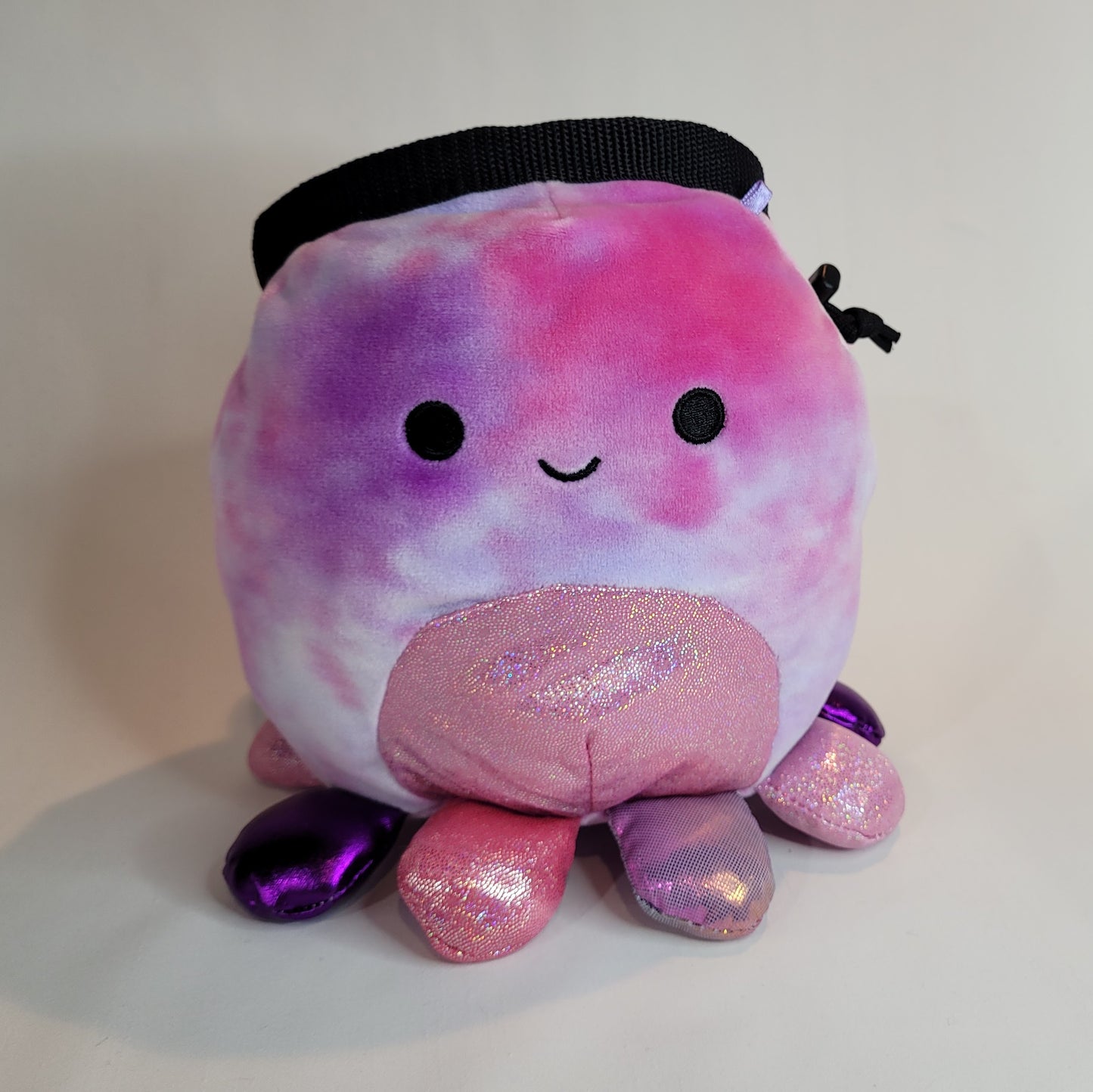 Pink and Purple Octopus Rock Climbing Chalk Bag