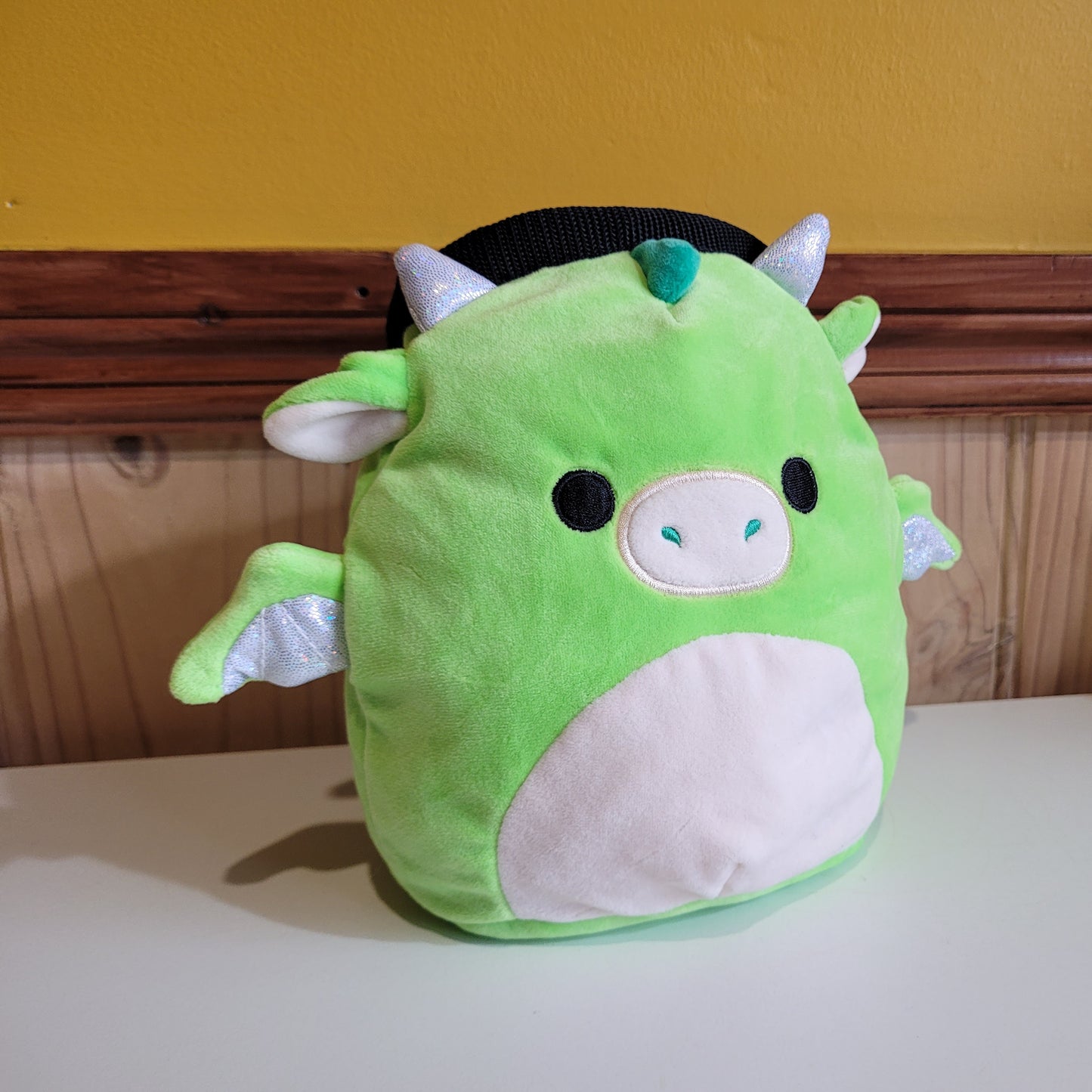 Kawaii Green Dragon Rock Climbing Chalk Bag