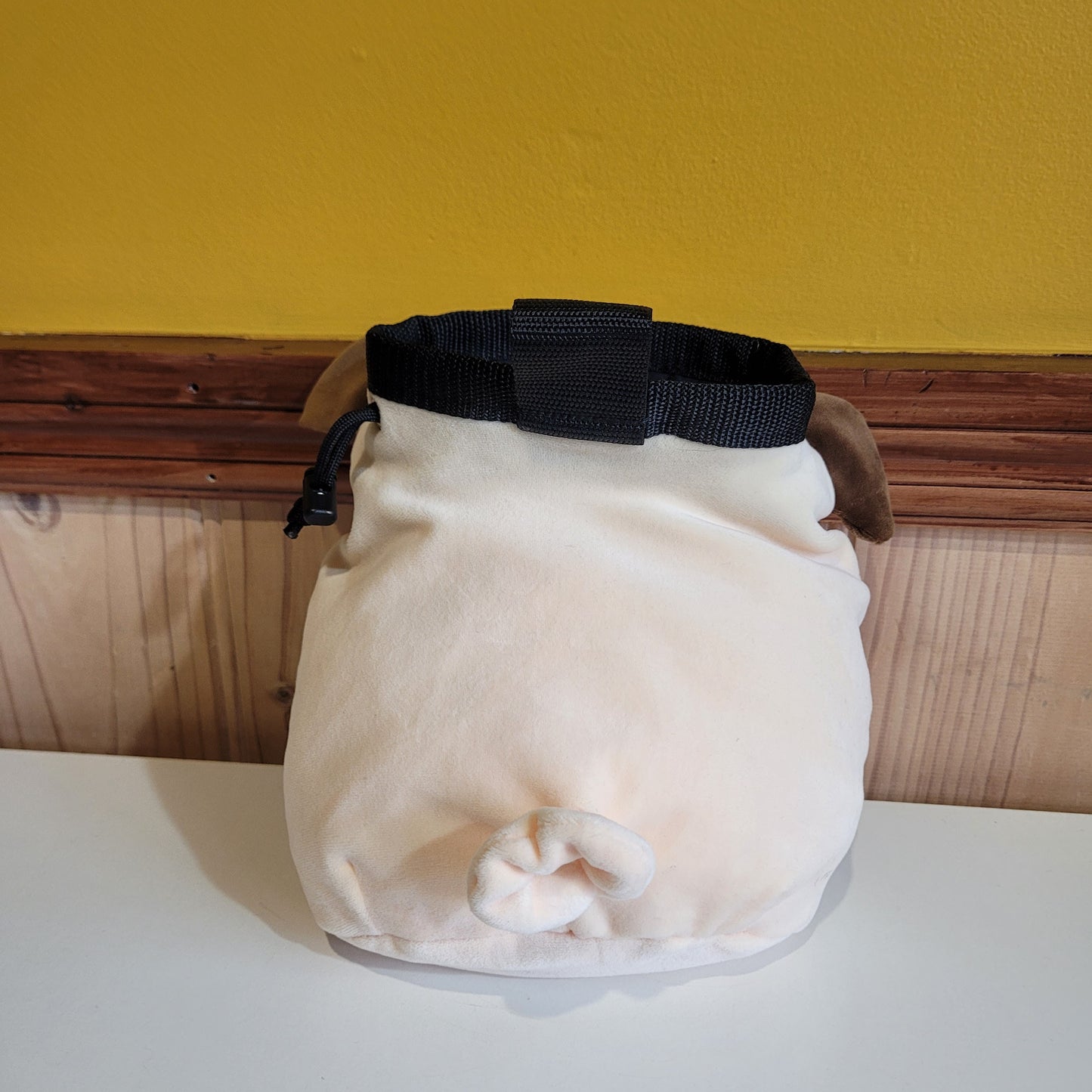 Pug Dog Rock Climbing Chalk Bag