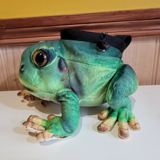 Green Tree Frog Rock Climbing Chalk Bag